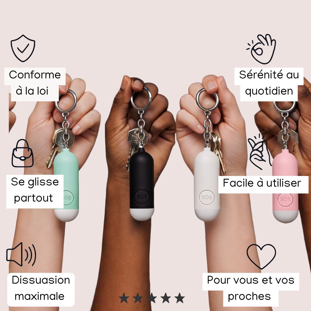 Alarme auto-défense féminine